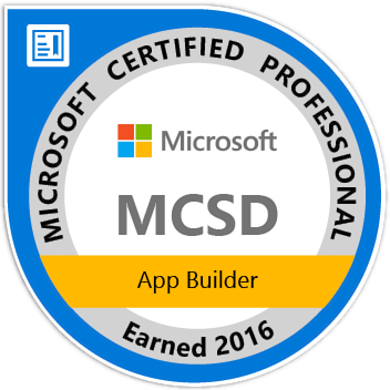 MCSD: App Builder